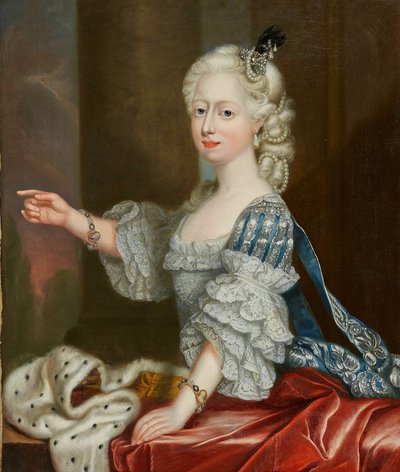 Portrait of Augusta of Hanover, Duchess of Brunswick-Lüneburg by Thomas Frye